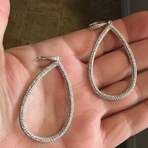 Nordstrom Silver Teardrop Earrings